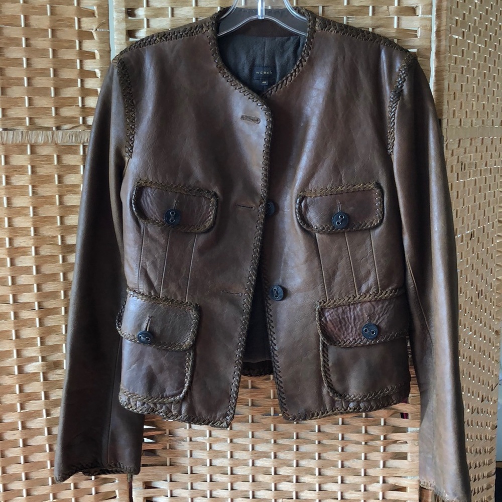 The most beautiful leather coat! Size 40.
